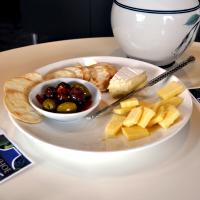 Cheese plate for a members tasting